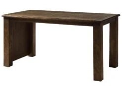 Bureau En Bois De Manguier Laqué Marron RAILWAY #3004 -Massivmoebel24 09 360 772 3104 09