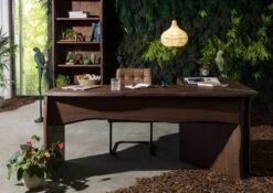 Bureau D'angle 185x163 Acacia Laqué Brun PURE ACACIA #849 10 Bureau D'angle 185x163 Acacia Laqué Brun PURE ACACIA #849 -Massivmoebel24 09 360 886 8049 3