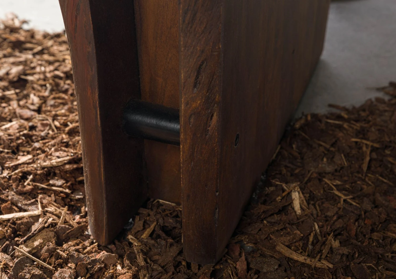 Bureau D'angle 185x163 Acacia Laqué Brun PURE ACACIA #849 4 Bureau D'angle 185x163 Acacia Laqué Brun PURE ACACIA #849 – Image 4