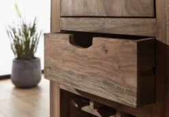 Étagère à Vin 50x36 Palissandre Huilé Gris Taupe NATURE GREY #51 10 Étagère à Vin 50x36 Palissandre Huilé Gris Taupe NATURE GREY #51 -Massivmoebel24 09 370 550 0051 4