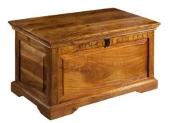 Coffre 90x50 Acacia Laqué Miel OXFORD #0323 -Massivmoebel24 09 370 610 0123 9