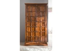 Armoire 115x60 Acacia Laqué Miel OXFORD #0422 -Massivmoebel24 09 370 610 4522 3
