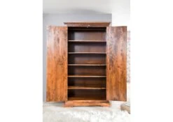 Armoire 115x60 Acacia Laqué Miel OXFORD #0422 -Massivmoebel24 09 370 610 4522 4