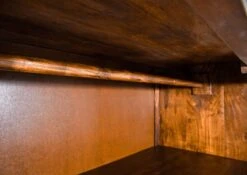 Armoire 115x60 Acacia Laqué Miel OXFORD #0422 -Massivmoebel24 09 370 610 4522 5