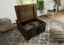 Coffre En Bois De Manguier Huilé RAILWAY #464 13 Coffre En Bois De Manguier Huilé RAILWAY #464 -Massivmoebel24 09 370 772 3064 04