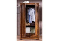 Armoire Penderie 100x61 Palissandre Laqué Life Honey METRO LIFE #117 -Massivmoebel24 09 380 520 1017 6