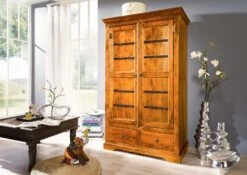 Armoire 108x64 Acacia Laqué Miel OXFORD #0509