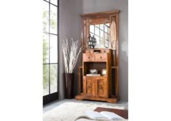 Meuble D'entrée 97x36 Acacia Laqué Miel OXFORD #0442