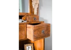 Meuble D'entrée 97x36 Acacia Laqué Miel OXFORD #0442 -Massivmoebel24 09 380 610 7031 6