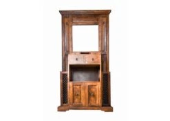 Meuble D'entrée 97x36 Acacia Laqué Miel OXFORD #0442 -Massivmoebel24 09 380 610 7031 9