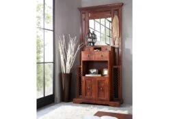 Meuble D'entrée 97x36 Acacia Laqué Nougat OXFORD #442