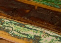 Table De Chevet En Bois De Récupération Multicolore NATURE OF SPIRIT #132 -Massivmoebel24 09 380 700 0032 04