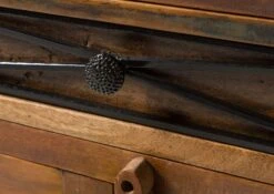 Table De Chevet En Bois De Récupération Multicolore NATURE OF SPIRIT #132 -Massivmoebel24 09 380 700 0032 05