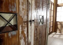 Armoire 118x60 Bois De Récupération Laqué Multicolore NATURE OF SPIRIT #42 -Massivmoebel24 09 380 700 5141 4