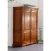 Armoire Penderie 140x65 Acacia Laqué Miel OXFORD #0437