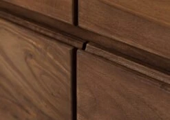 Armoire Sheesham 105x60x200 Marron Foncé Teinté TORONTO #165 -Massivmoebel24 09 612 665 0065 04