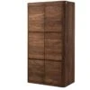 Armoire Sheesham 105x60x200 Marron Foncé Teinté TORONTO #165