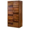 Armoire Sheesham 105x60x200 TORONTO - Différentes Couleurs