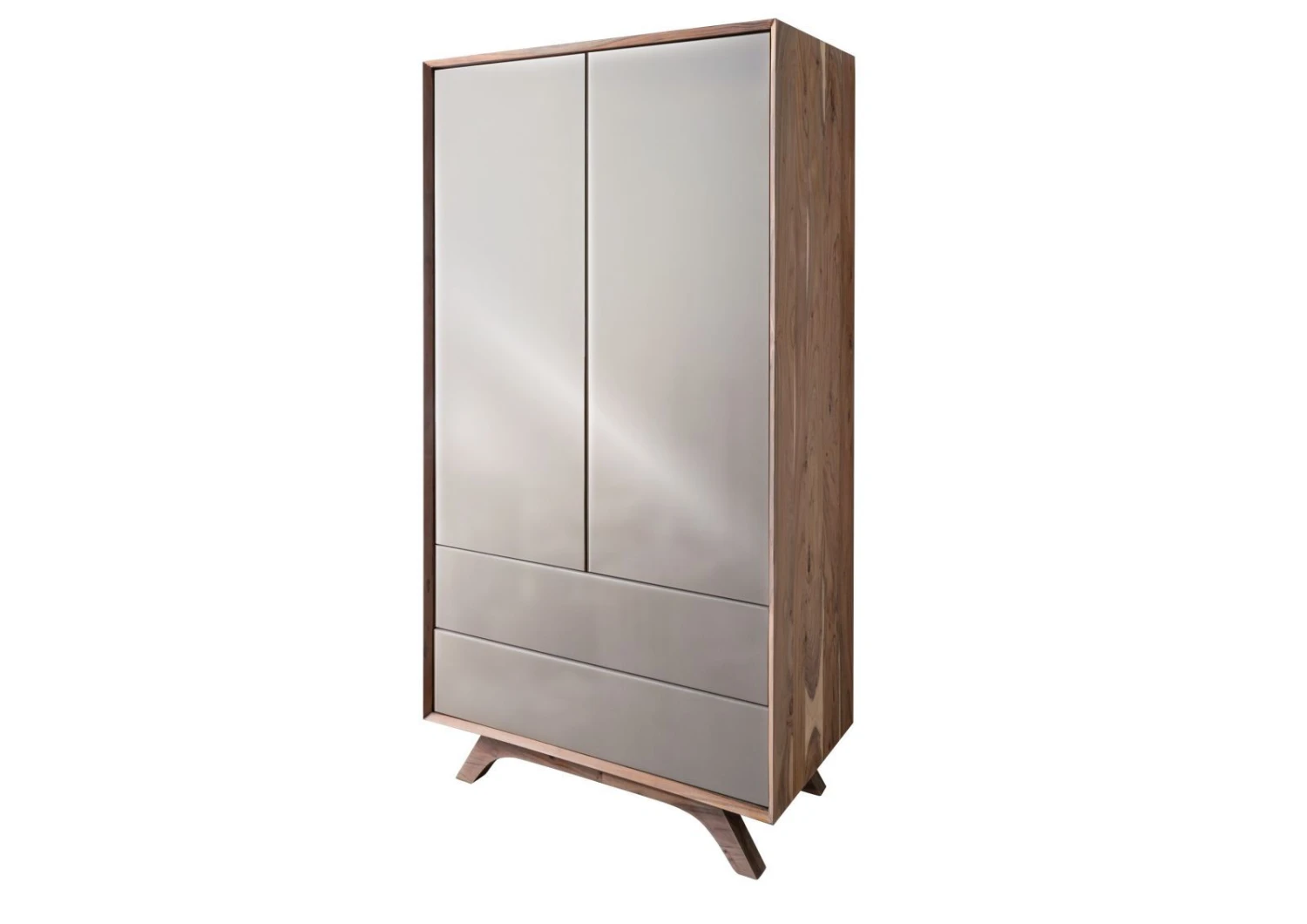 Armoire 90x50 Acacia Laqué Brun Crême TROMSO #002 9 Armoire 90x50 Acacia Laqué Brun Crême TROMSO #002 – Image 9