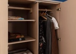 Armoire 90x50 Acacia Laqué Brun Crême TROMSO #002 15 Armoire 90x50 Acacia Laqué Brun Crême TROMSO #002 -Massivmoebel24 09 612 697 1002 7