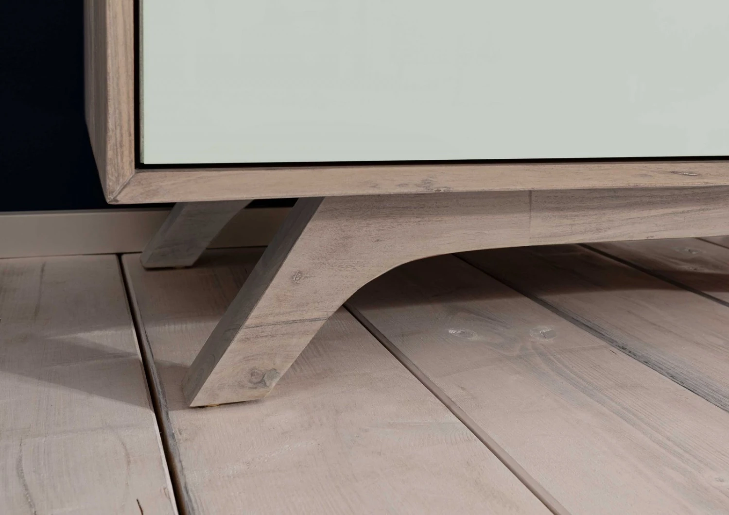 Armoire 100x50 Acacia Laqué Brun-Blanc TROMSO #101 5 Armoire 100x50 Acacia Laqué Brun-Blanc TROMSO #101 – Image 5