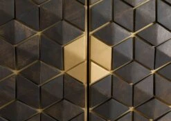 Armoire 99x55 Manguier Huilé Gris Taupe DIAMOND #118 -Massivmoebel24 09 612 760 0018 4