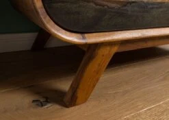 Armoire En Bois De Sheesham 90x45x180 Marron Foncé Laqué MAILAND #210 -Massivmoebel24 09 612 875 1110 07