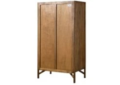 Armoire Manguier 100x60x80 Huilé Marron / Poignée Dorée LOS ANGELES #111 -Massivmoebel24 09 612 891 0111 10