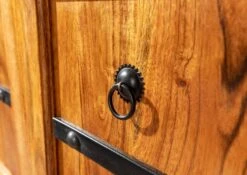 Étagère à Vin 144x47 Acacia Laqué Miel OXFORD #0519 14 Étagère à Vin 144x47 Acacia Laqué Miel OXFORD #0519 -Massivmoebel24 09 618 610 0P42 6