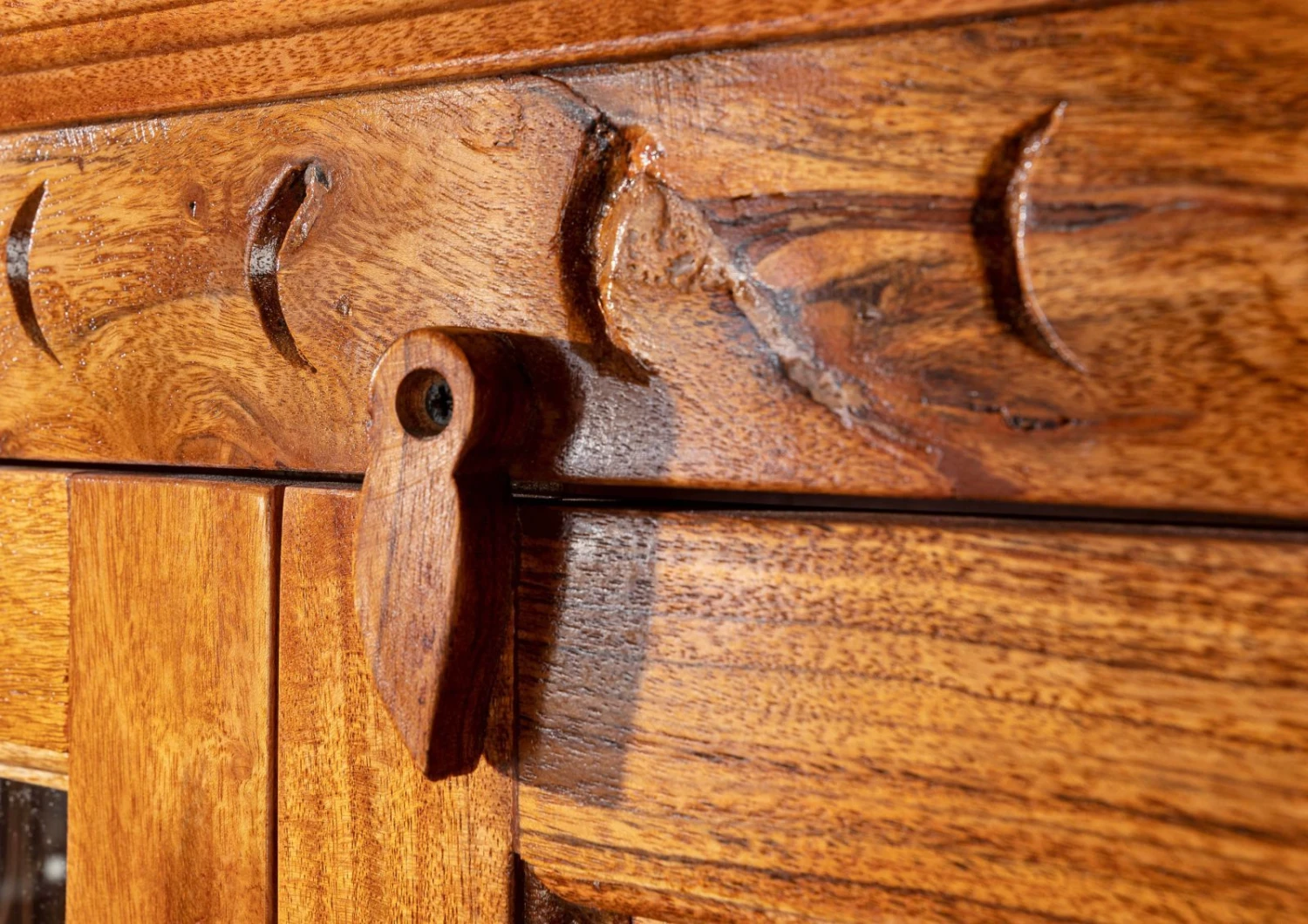 Étagère à Vin 144x47 Acacia Laqué Miel OXFORD #0519 7 Étagère à Vin 144x47 Acacia Laqué Miel OXFORD #0519 – Image 7