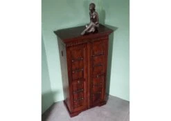 Armoire 70x36 Acacia Laqué Nougat OXFORD #518 -Massivmoebel24 09 618 620 0P41 3