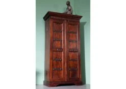 Armoire 70x36 Acacia Laqué Nougat OXFORD #518 -Massivmoebel24 09 618 620 0P41 4