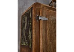 Armoire 90x38 Bois De Récupération Laqué Multicolore FREEZY #38 -Massivmoebel24 09 618 803 1028 4