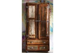 Armoire 90x38 Bois De Récupération Laqué Multicolore FREEZY #39 9 Armoire 90x38 Bois De Récupération Laqué Multicolore FREEZY #39 -Massivmoebel24 09 618 803 1029 3