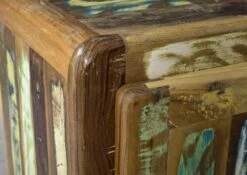 Meuble D'appoint 50x38 Bois De Récupération Laqué Multicolore FREEZY #05 13 Meuble D'appoint 50x38 Bois De Récupération Laqué Multicolore FREEZY #05 -Massivmoebel24 09 618 804 1005 6