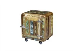 Meuble D'appoint 50x38 Bois De Récupération Laqué Multicolore FREEZY #05 15 Meuble D'appoint 50x38 Bois De Récupération Laqué Multicolore FREEZY #05 -Massivmoebel24 09 618 804 1005 9