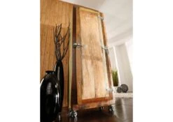 Armoire 60x48 Bois De Récupération Laqué Multicolore FREEZY #06 -Massivmoebel24 09 618 804 1006 03