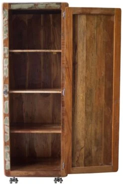 Armoire 60x48 Bois De Récupération Laqué Multicolore FREEZY #06 -Massivmoebel24 09 618 804 1006 6