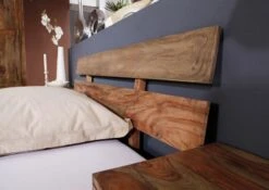 Lit Double 140x200 Palissandre Huilé Gris Taupe NATURE GREY #210 9 Lit Double 140x200 Palissandre Huilé Gris Taupe NATURE GREY #210 -Massivmoebel24 09 634 550 1920 04