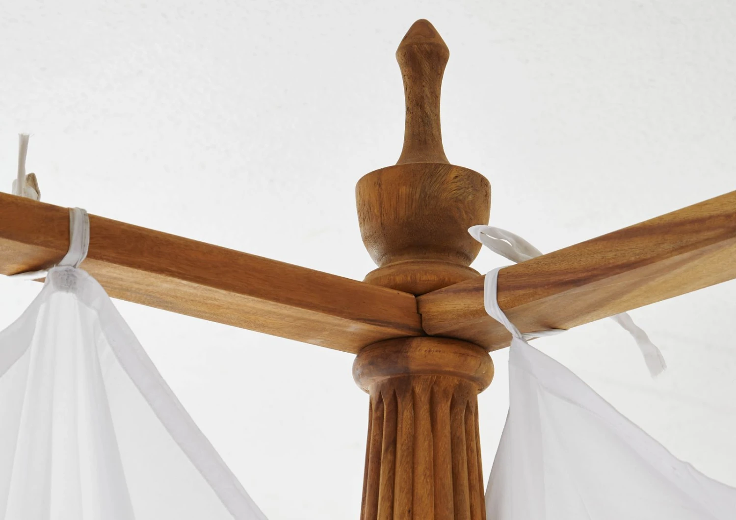 Lit à Baldaquin 140x200 Palissandre Huilé Brun NATURE BROWN #530 4 Lit à Baldaquin 140x200 Palissandre Huilé Brun NATURE BROWN #530 – Image 4