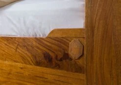 Lit Double 140x200 Acacia Laqué Miel OXFORD #0130 -Massivmoebel24 09 634 610 0130 5