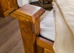 Lit Double 140x200 Acacia Laqué Miel OXFORD #0130 -Massivmoebel24 09 634 610 0130 7