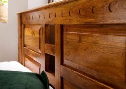 Lit Double 140x200 Acacia Laqué Miel OXFORD #0251 11 Lit Double 140x200 Acacia Laqué Miel OXFORD #0251 -Massivmoebel24 09 634 610 8011 4