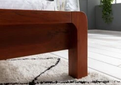 Lit Double 140x200 Acacia Laqué Miel BUENO #023 -Massivmoebel24 09 634 679 0023 5