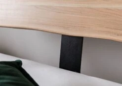 Lit Double 140x200 Acacia Laqué Bois Naturel PURE ACACIA #312 -Massivmoebel24 09 634 886 3012 4