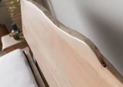 Lit Double 140x200 Acacia Laqué Bois Naturel PURE ACACIA #312 -Massivmoebel24 09 634 886 3012 7