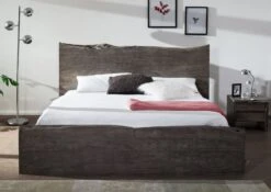 Lit Double 140x200 Acacia Laqué Gris Taupe PURE ACACIA #421 7 Lit Double 140x200 Acacia Laqué Gris Taupe PURE ACACIA #421 -Massivmoebel24 09 634 886 4021 3