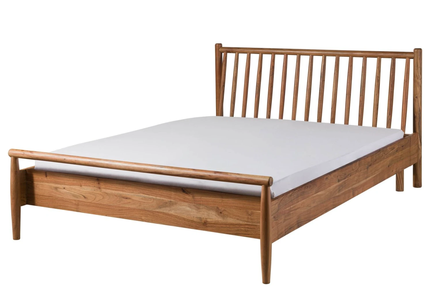 Lit Acacia 160x200 Naturel Laqué KOPENHAGEN #115 9 Lit Acacia 160x200 Naturel Laqué KOPENHAGEN #115 – Image 9