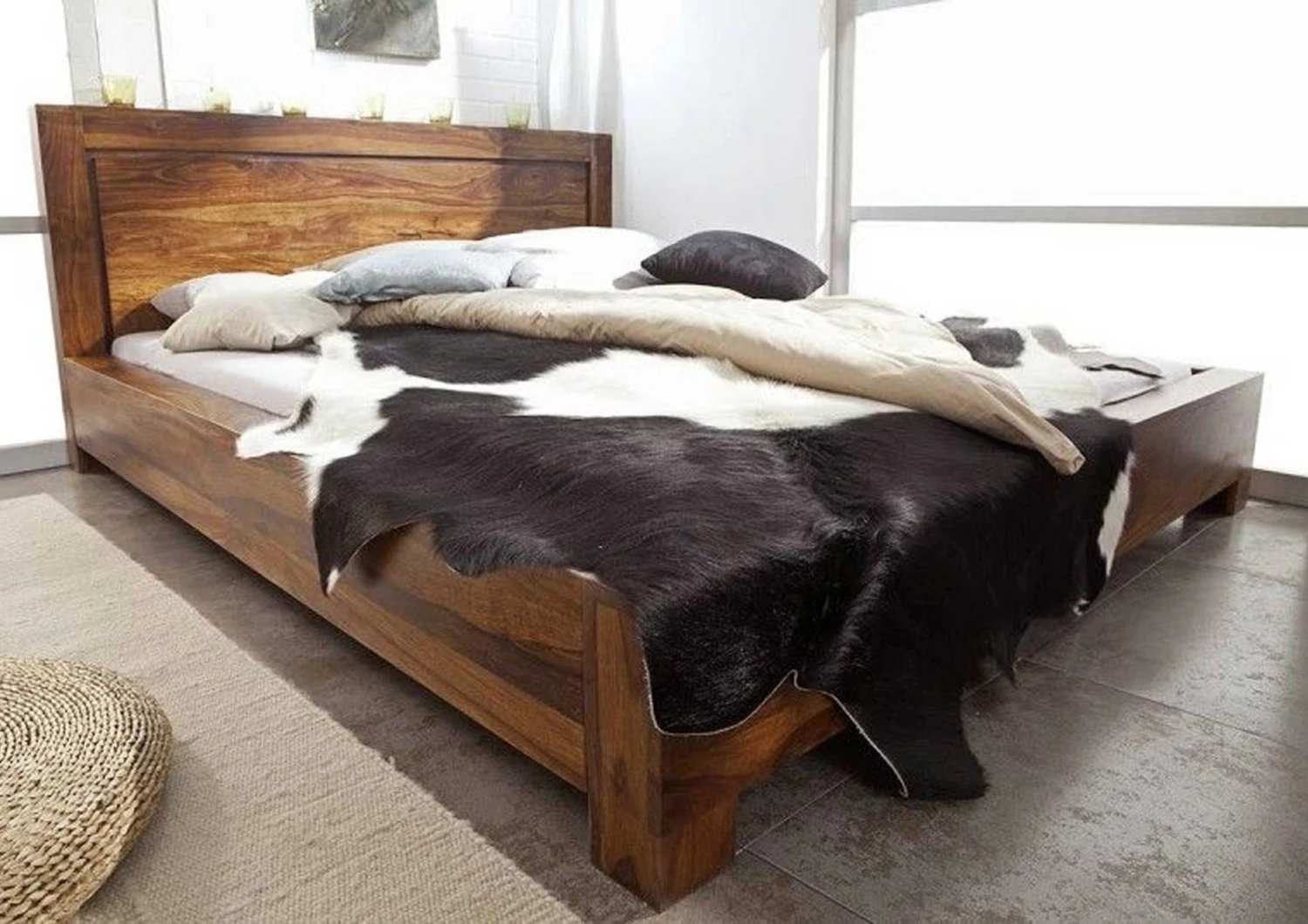 Lit Double 160x200 Palissandre Laqué Life Honey METRO LIFE #136 2 Lit Double 160x200 Palissandre Laqué Life Honey METRO LIFE #136 – Image 2