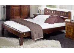 Lit Double 180x200 Acacia Laqué Nougat OXFORD #230